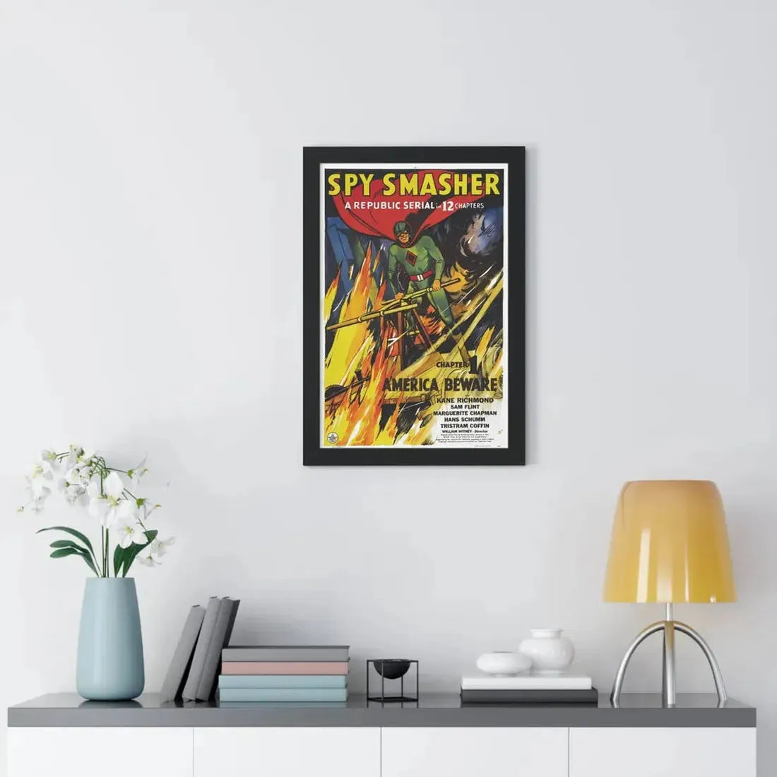 SPY SMASHER 1942 - Framed Movie Poster - The Sticker Space
