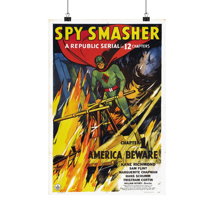 SPY SMASHER 1942 - Paper Movie Poster-12″ x 18″-The Sticker Space