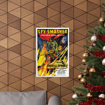 SPY SMASHER 1942 - Paper Movie Poster-The Sticker Space