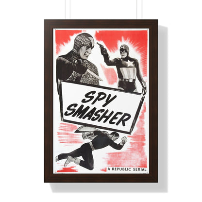 SPY SMASHER (2) 1942 - Framed Movie Poster-16″ x 24″-The Sticker Space