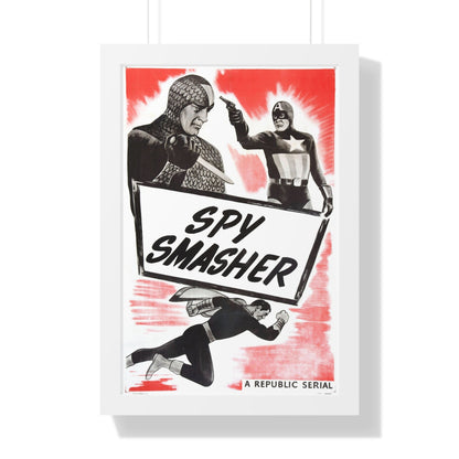 SPY SMASHER (2) 1942 - Framed Movie Poster-16″ x 24″-The Sticker Space