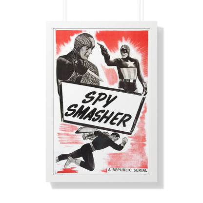 SPY SMASHER (2) 1942 - Framed Movie Poster-20" x 30"-The Sticker Space