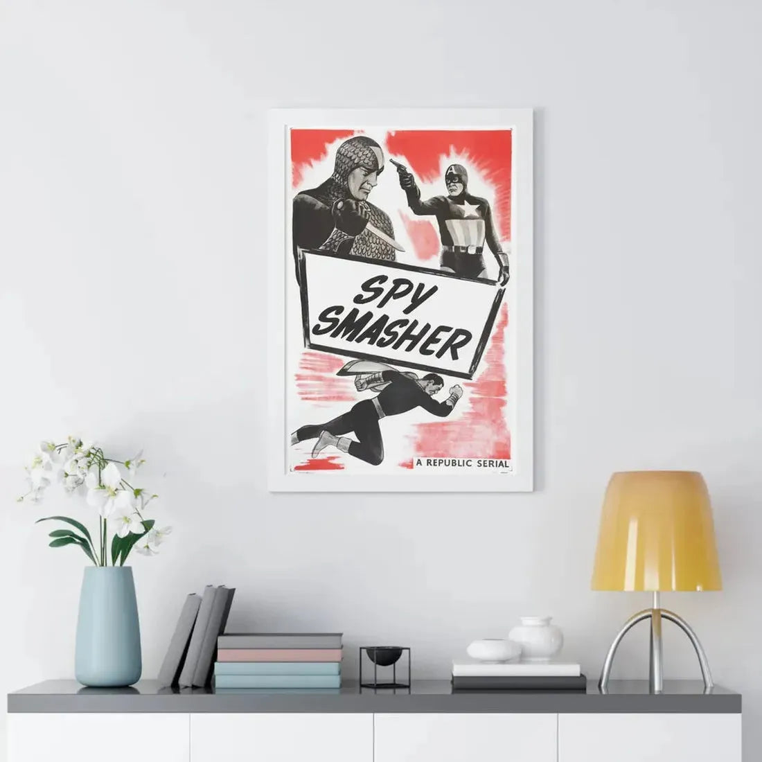 SPY SMASHER (2) 1942 - Framed Movie Poster - The Sticker Space