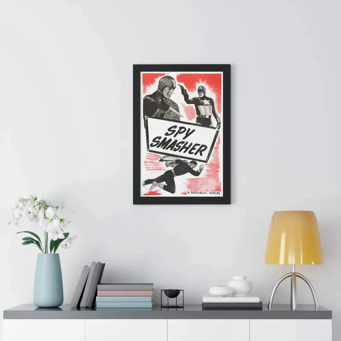 SPY SMASHER (2) 1942 - Framed Movie Poster - The Sticker Space