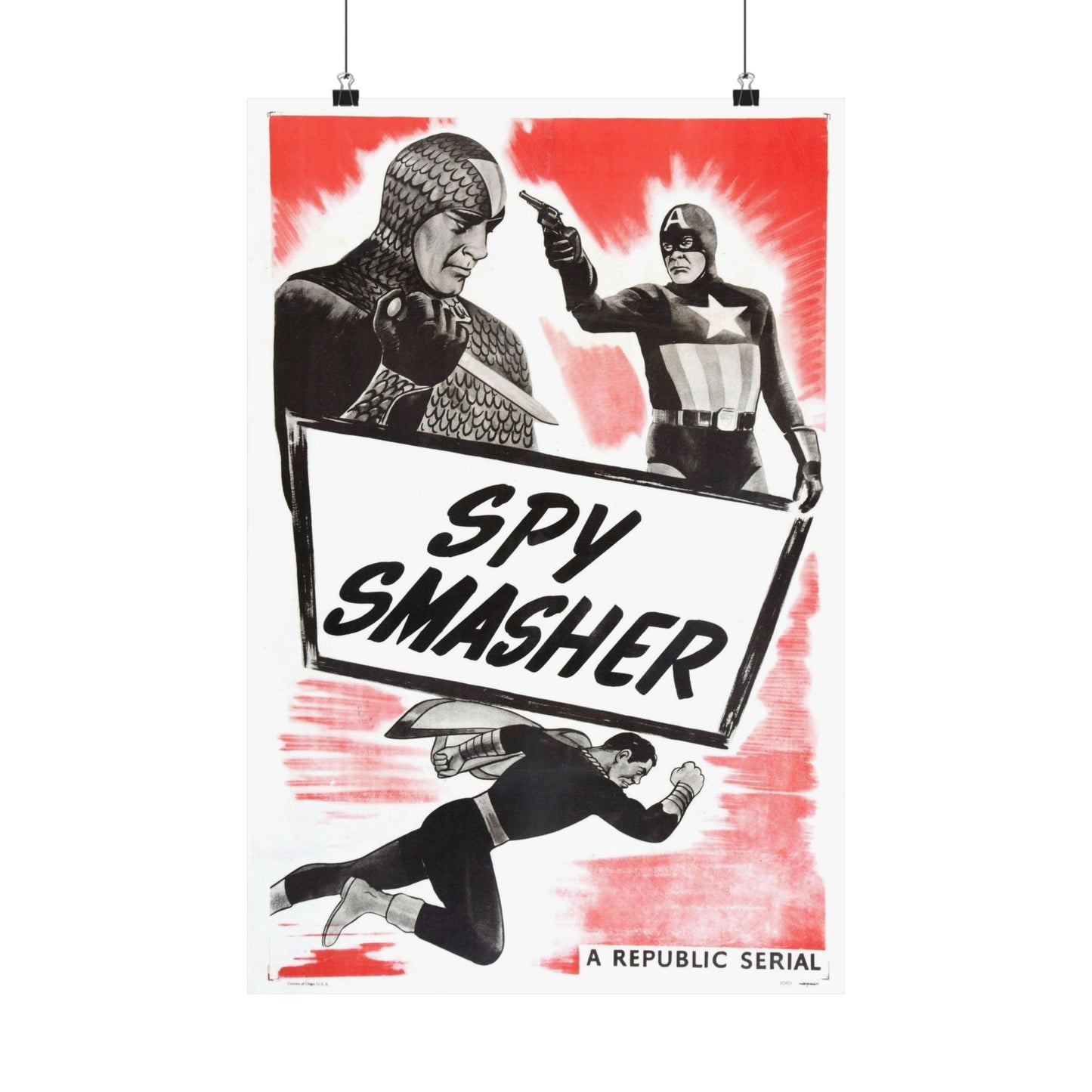 SPY SMASHER (2) 1942 - Paper Movie Poster-16″ x 24″-The Sticker Space