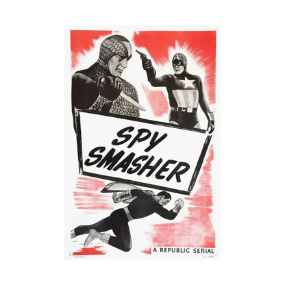 SPY SMASHER (2) 1942 - Paper Movie Poster - The Sticker Space