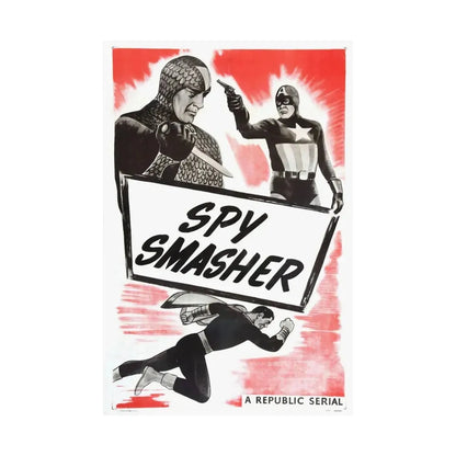 SPY SMASHER (2) 1942 - Paper Movie Poster - The Sticker Space