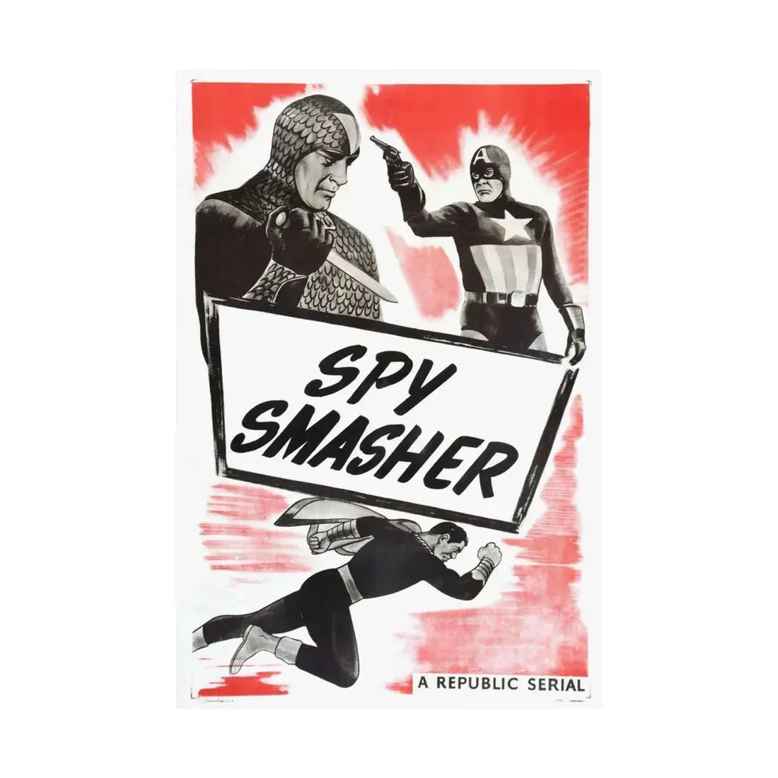 SPY SMASHER (2) 1942 - Paper Movie Poster - The Sticker Space