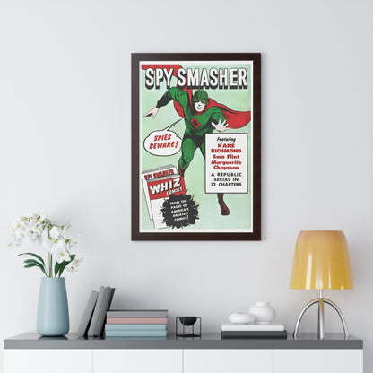 SPY SMASHER (3) 1942 - Framed Movie Poster-The Sticker Space