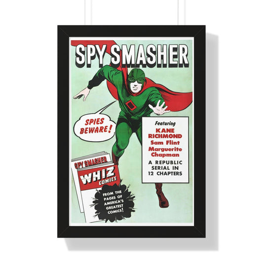 SPY SMASHER (3) 1942 - Framed Movie Poster-16″ x 24″-The Sticker Space