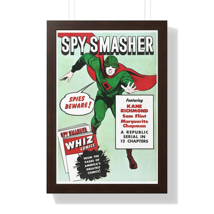 SPY SMASHER (3) 1942 - Framed Movie Poster-16″ x 24″-The Sticker Space