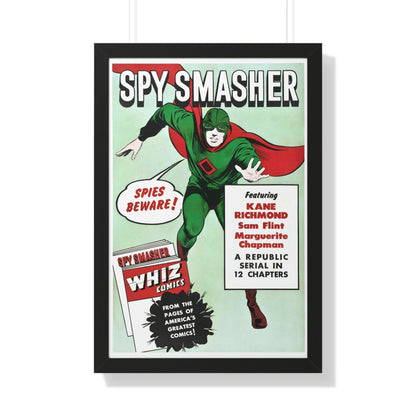 SPY SMASHER (3) 1942 - Framed Movie Poster-20" x 30"-The Sticker Space