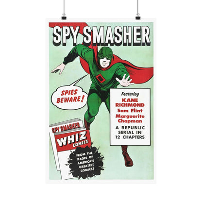 SPY SMASHER (3) 1942 - Paper Movie Poster-16″ x 24″-The Sticker Space