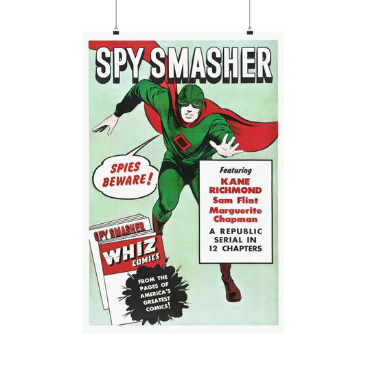 SPY SMASHER (3) 1942 - Paper Movie Poster-24″ x 36″-The Sticker Space