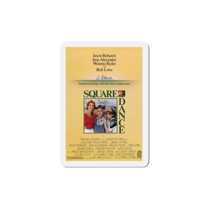Square Dance 1987 Movie Poster Refrigerator Magnet 4 Inch - The Sticker Space