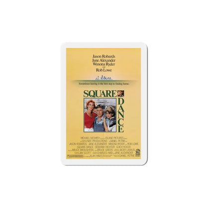 Square Dance 1987 Movie Poster Refrigerator Magnet 5 Inch - The Sticker Space