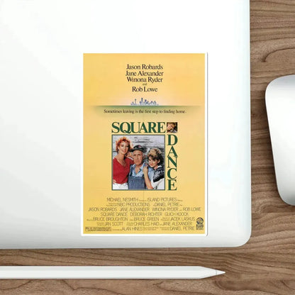 Square Dance 1987 Movie Poster STICKER Vinyl Die-Cut Decal - The Sticker Space