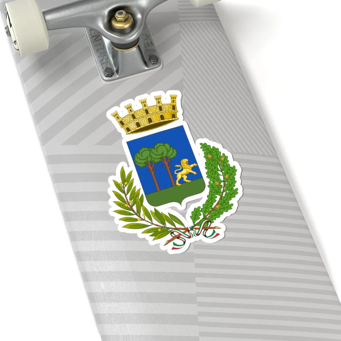 Squinzano-Stemma (Italy) (Coat of Arms) STICKER Vinyl Kiss-Cut Decal - The Sticker Space