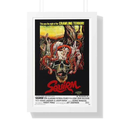 SQUIRM 1976 - Framed Movie Poster 16″ x 24″ White - The Sticker Space