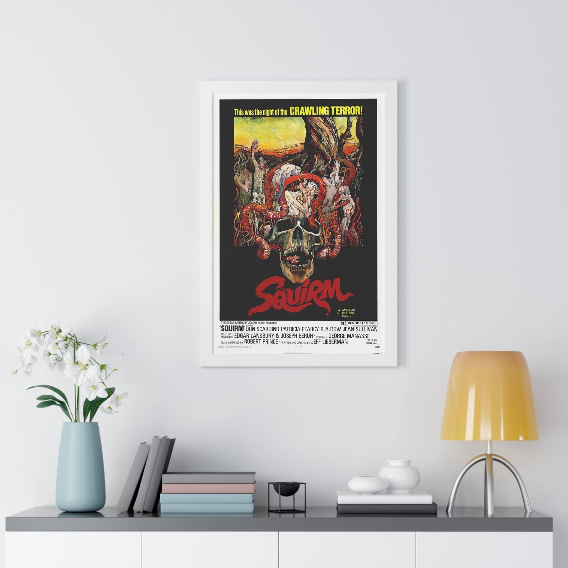 SQUIRM 1976 - Framed Movie Poster-The Sticker Space