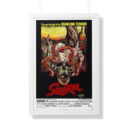 SQUIRM 1976 - Framed Movie Poster-20" x 30"-The Sticker Space