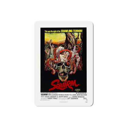 SQUIRM 1976 Movie Poster - Refrigerator Magnet-6" × 6"-The Sticker Space