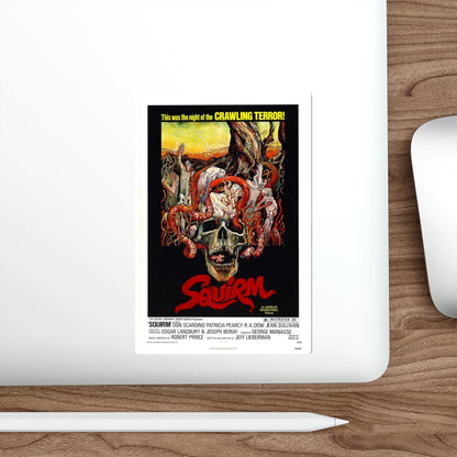 SQUIRM 1976 Movie Poster STICKER Vinyl Die-Cut Decal-The Sticker Space