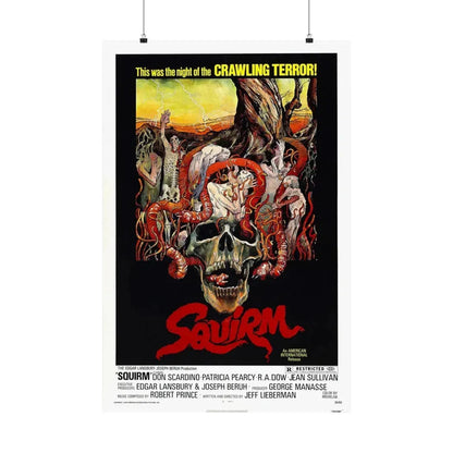 SQUIRM 1976 - Paper Movie Poster 24″ x 36″ Matte - The Sticker Space