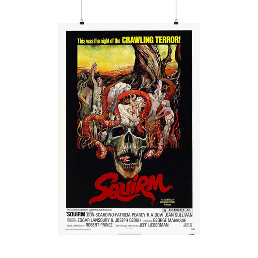 SQUIRM 1976 - Paper Movie Poster-24″ x 36″-The Sticker Space