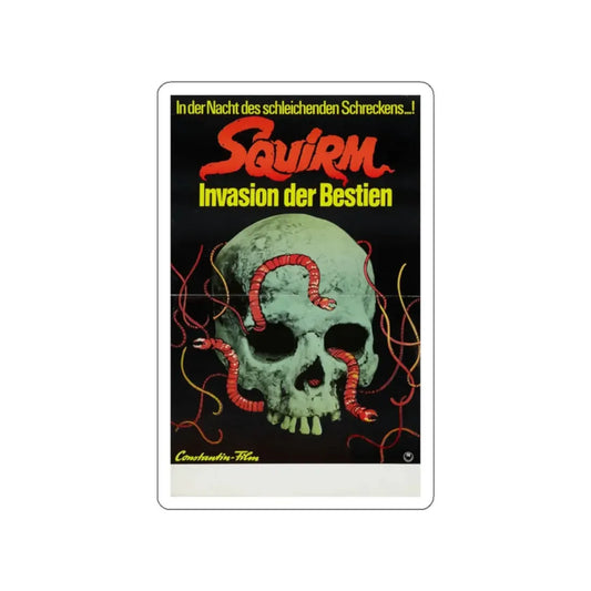 SQUIRM (GERMAN) 1976 Movie Poster STICKER Vinyl Die-Cut Decal 2 Inch - The Sticker Space