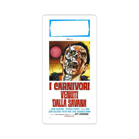 SQUIRM (ITALIAN) 1976 Movie Poster - STICKER Vinyl Kiss-Cut Decal 2 Inch White - The Sticker Space