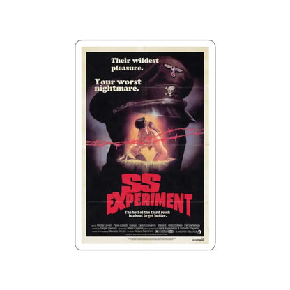 SS EXPERIMENT LOVE CAMP (2) 1976 Movie Poster STICKER Vinyl Die-Cut Decal 2 Inch - The Sticker Space