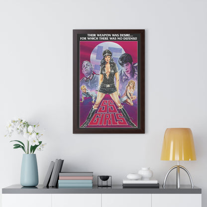 SS GIRLS 1977 - Framed Movie Poster-The Sticker Space