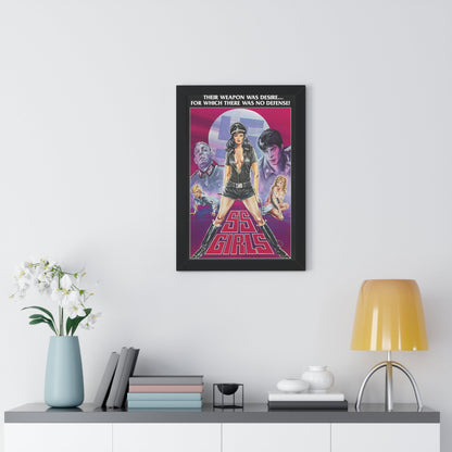 SS GIRLS 1977 - Framed Movie Poster-The Sticker Space