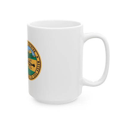 SSN 698 USS Bremerton Patriae Defensor AD Hoc Adsum (U.S. Navy) White Coffee Mug-The Sticker Space