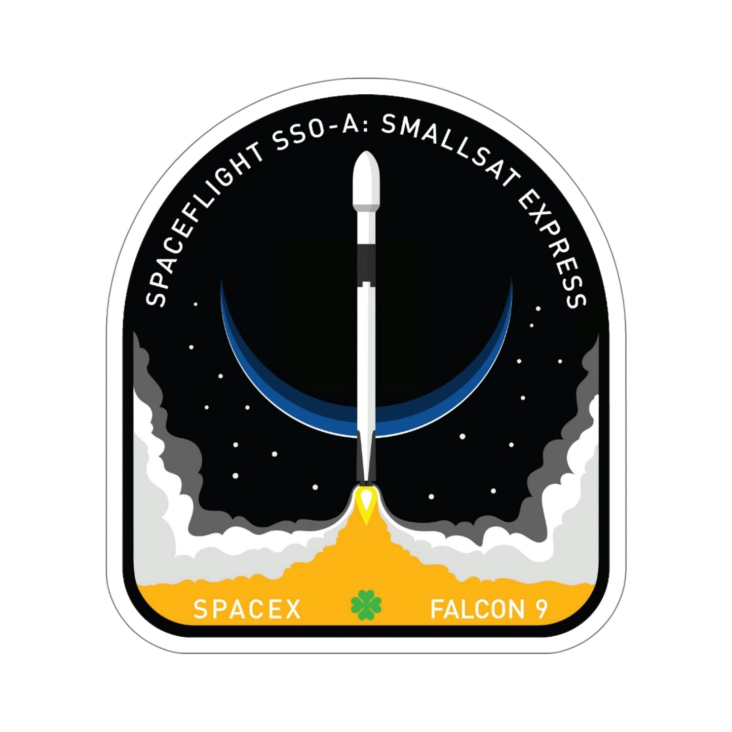 SSO-A (SpaceX) STICKER Vinyl Die-Cut Decal-5 Inch-The Sticker Space