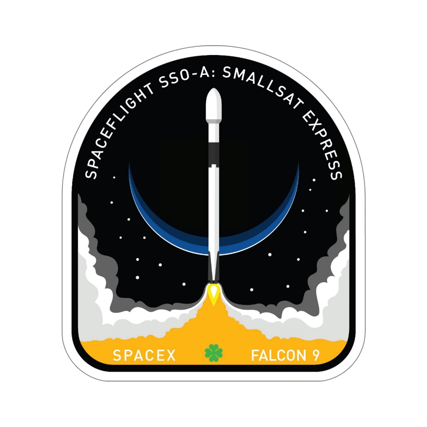 SSO-A (SpaceX) STICKER Vinyl Die-Cut Decal-6 Inch-The Sticker Space