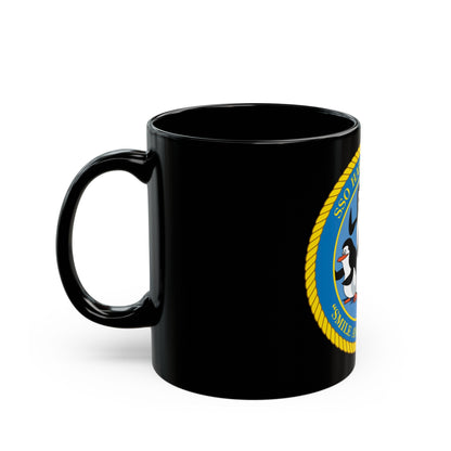 SSO Harbor Pilots Smile and Wave Boys (U.S. Navy) Black Coffee Mug-The Sticker Space