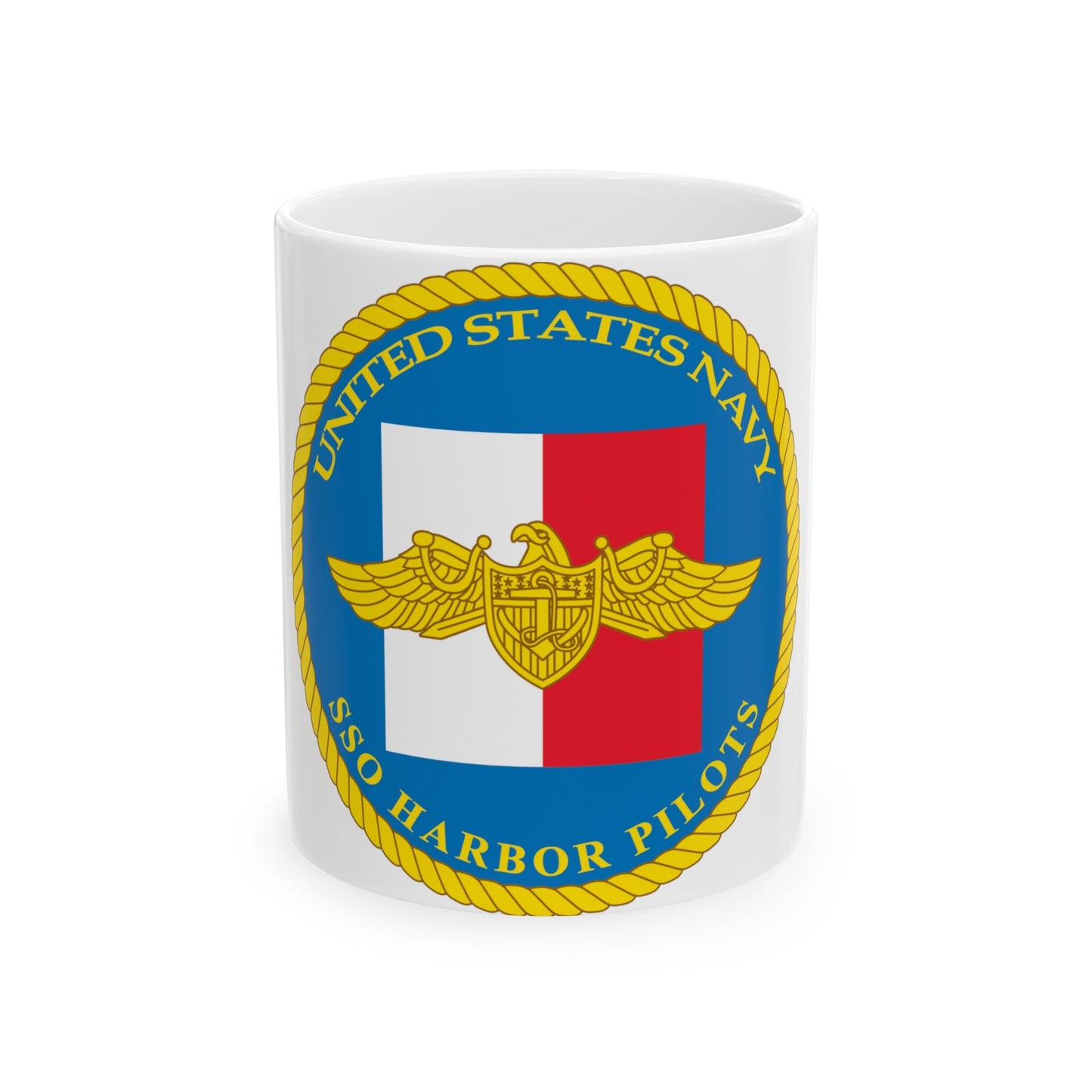 SSO Harbor Pilots (U.S. Navy) White Coffee Mug-11oz-The Sticker Space