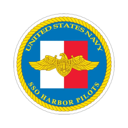 SSO Harbor Pilots (U.S. Navy) STICKER Vinyl Kiss-Cut Decal 2 Inch White - The Sticker Space