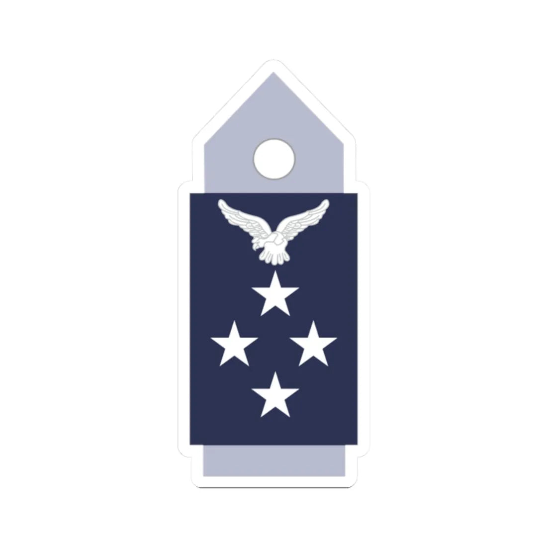 SS.OO.1.  GDA (Chile) (Military Rank) STICKER Vinyl Kiss-Cut Decal 2 Inch White - The Sticker Space