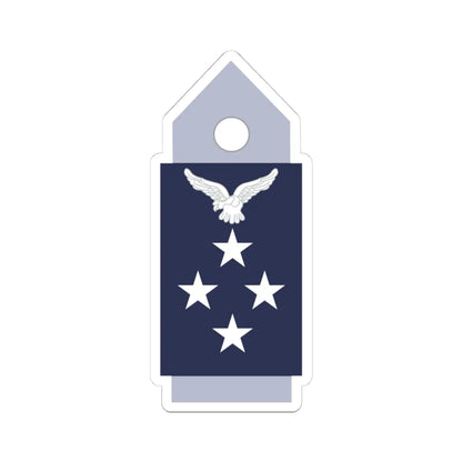 SS.OO.1.  GDA (Chile) (Military Rank) STICKER Vinyl Kiss-Cut Decal 4 Inch White - The Sticker Space