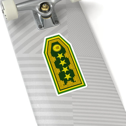 SS.OO.1.GEND.DIRECTOR GENERAL (Chile) (Military Rank) STICKER Vinyl Kiss-Cut Decal - The Sticker Space
