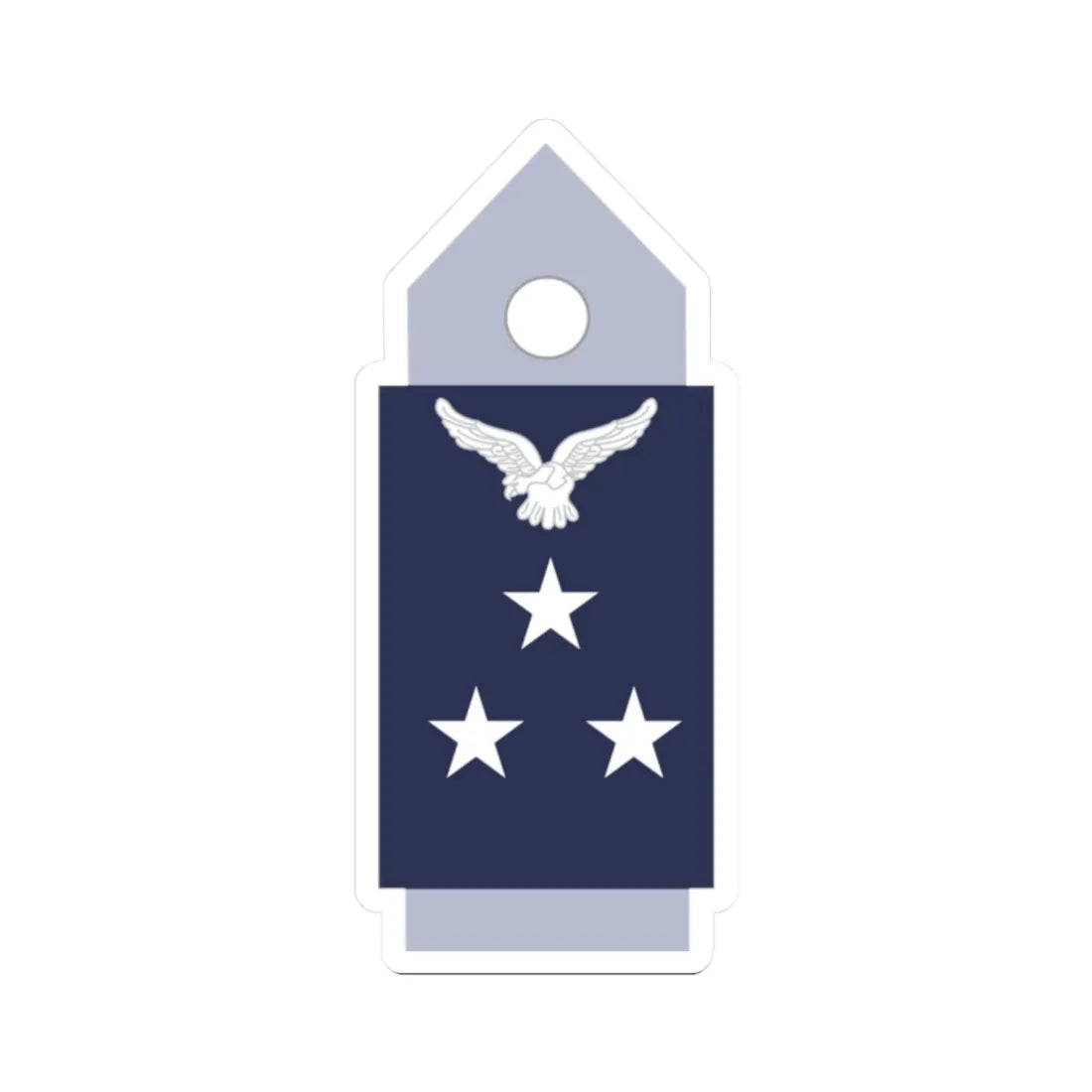 SS.OO.2.  GAV (Chile) (Military Rank) STICKER Vinyl Kiss-Cut Decal 2 Inch White - The Sticker Space
