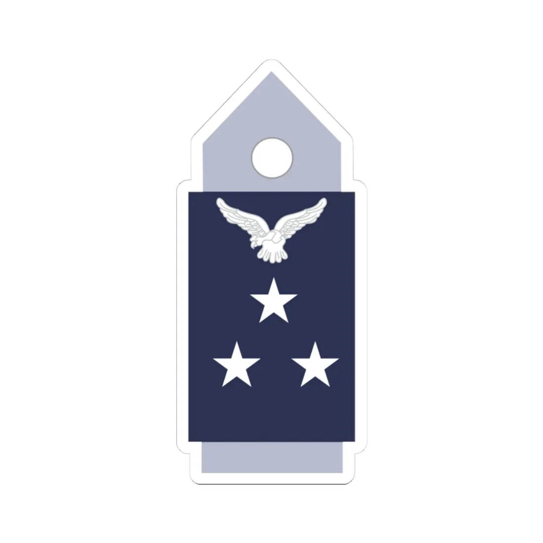 SS.OO.2.  GAV (Chile) (Military Rank) STICKER Vinyl Kiss-Cut Decal 3 Inch White - The Sticker Space