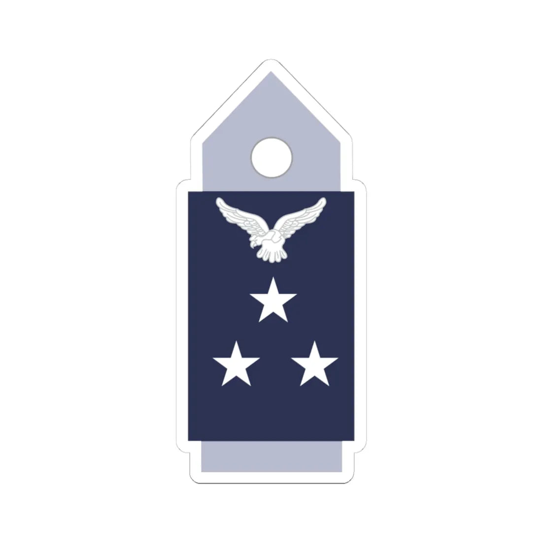 SS.OO.2.  GAV (Chile) (Military Rank) STICKER Vinyl Kiss-Cut Decal 4 Inch White - The Sticker Space