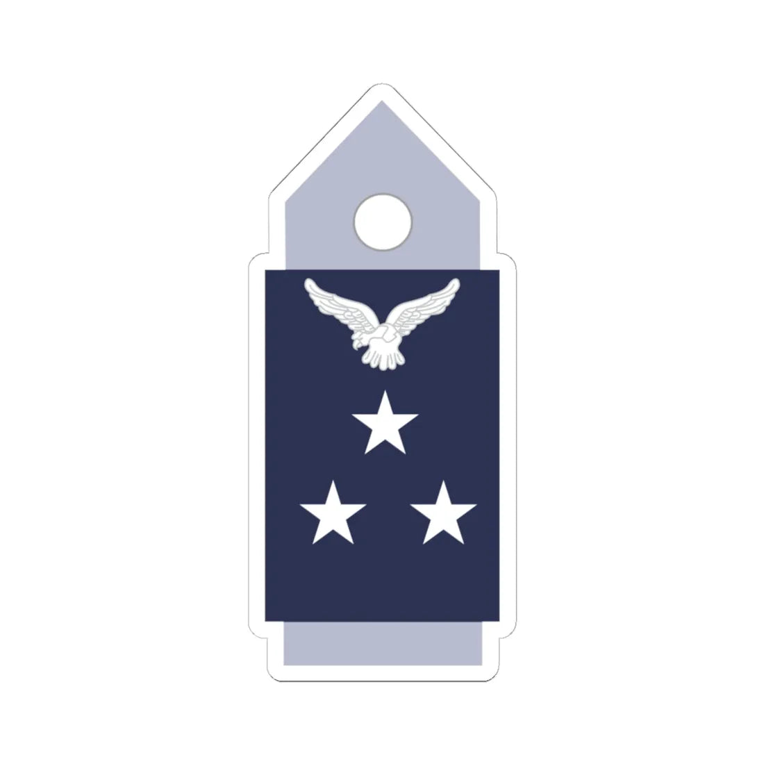 SS.OO.2.  GAV (Chile) (Military Rank) STICKER Vinyl Kiss-Cut Decal 6 Inch White - The Sticker Space