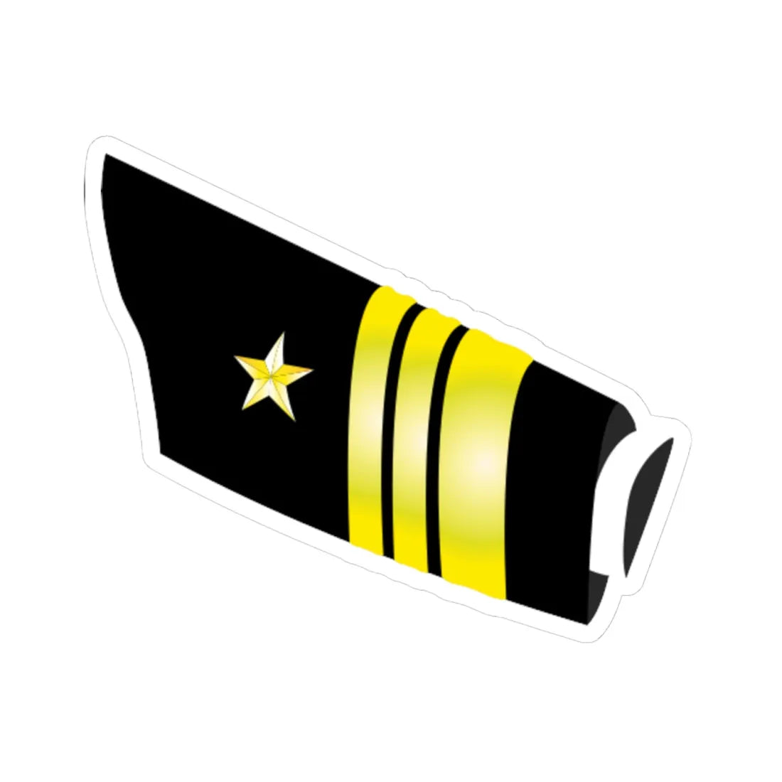 SS.OO.2.  VICEALMIRANTE (Chile) (Military Rank) STICKER Vinyl Kiss-Cut Decal 4 Inch White - The Sticker Space