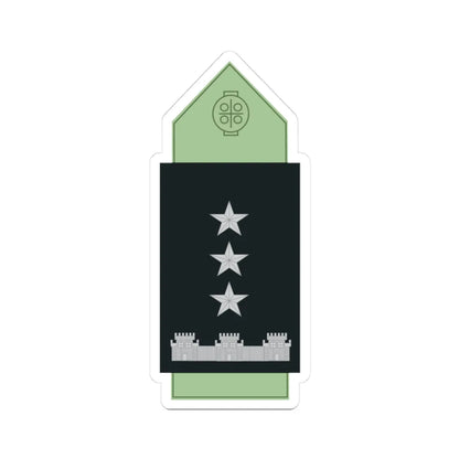 SS.OO.2.GEND.CAMISA.CORONEL (Chile) (Military Rank) STICKER Vinyl Kiss-Cut Decal 3 Inch White - The Sticker Space