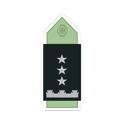 SS.OO.2.GEND.CAMISA.CORONEL (Chile) (Military Rank) STICKER Vinyl Kiss-Cut Decal 4 Inch White - The Sticker Space